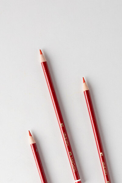 Faber Castell 12'li Kırmızı Kopya Kalemi, Yüksek Kaliteli Mine, Kırılmaya Dayanıklı Uç, Ergonomik Gövde