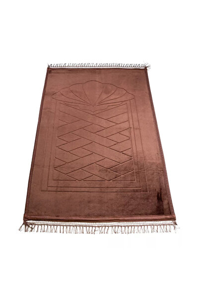 Hayrat Neşriyat Peluş Seccade Kahverengi