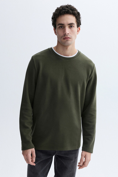 Mudo Cycling Collar Sweatshirt with Collar Detail