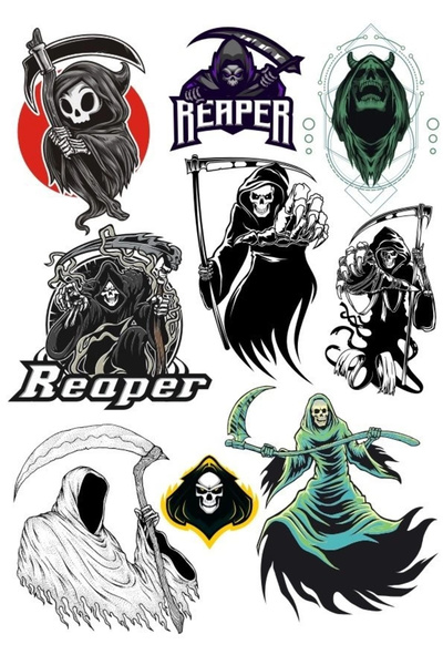 Reysa Tasarım Executioner Sticker Set-2 9 Pieces Phone, Tablet, Notebook, Lap...
