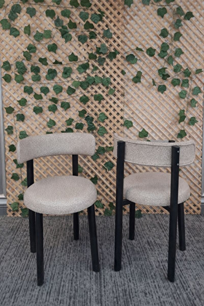 MEDA CONCEPT 1 Adet Bella Mutfak Balkon Salon Sandalyesi Hanedan Kumaş