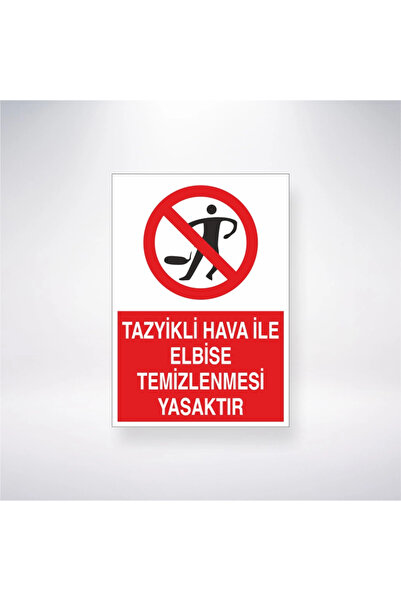 Reysa Tasarım من المحرور تنظيف الملابس بالهواء المضغوط مقاس 21 × 35 ملصق لاصق...