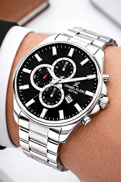Daniel Klein Premium Erkek Kol Saati Takvimli Çelik Kordon Bileklik Hediyeli ...