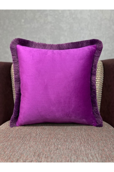 Fabricland Husă decorativă din catifea de mătase importată, CULOARE VIOLET, c...