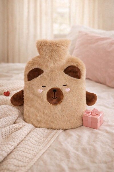 TOYFEST 2026 Peluş Ayıcık Sıcak Su Torbası – Yumuşak Kılıflı Isıtıcı & Hediye...