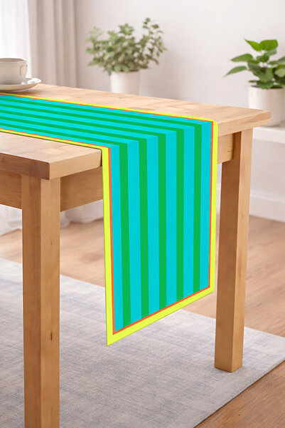 RİTMOHOME Bohemian, Marine, Sea, Ριγέ, Μοτίβο, Πολύχρωμο, 40x140 Runner