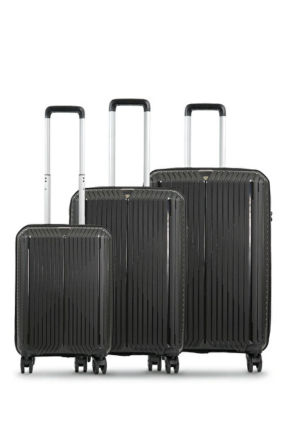 GROUND Sirius 3’lü Valiz Seti Siyah - 10728