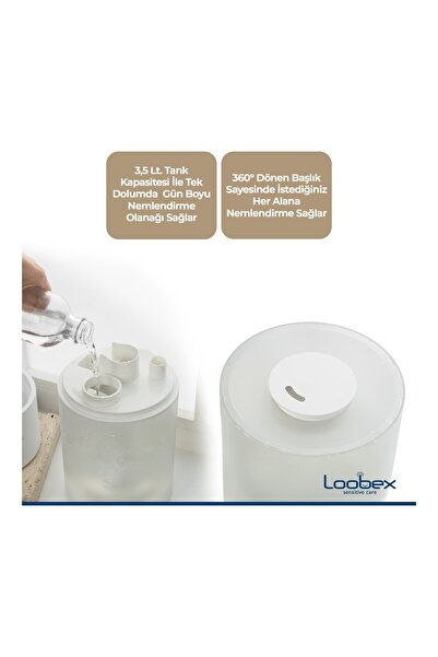Loobex Hava Nemlendirici Buhar Makinesi ME-3140