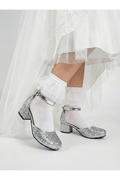 BDKButik Cipele za večernje haljine sa šljokicama i detaljima za decu - kratk...