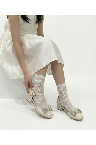 BDKButik Pantofi cu toc pentru fete, pantofi rochii de seara pentru fete