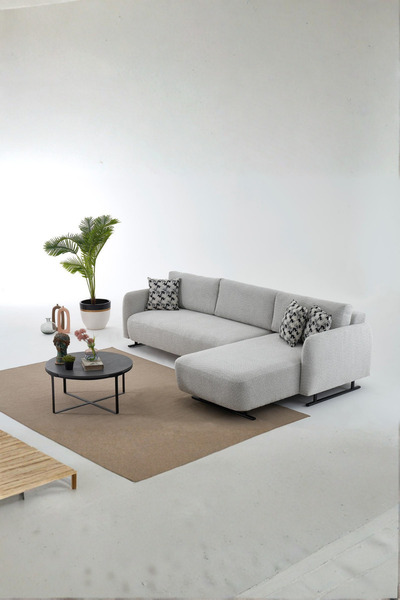 Breda Home Concept Crea Yataklı Ve Bazalı Köşe Takımı