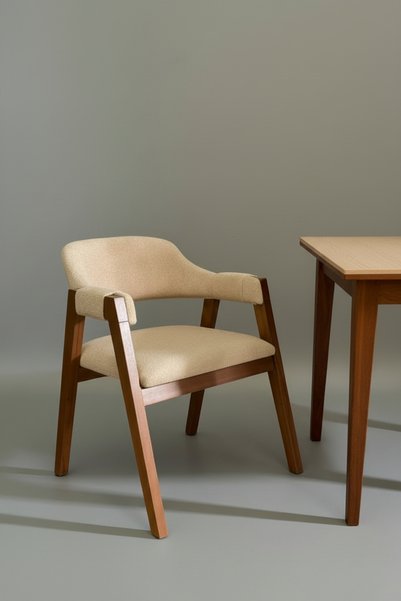 KleinHaus Furniture Valeria Ahşap Sandalye, Konforlu Oturum