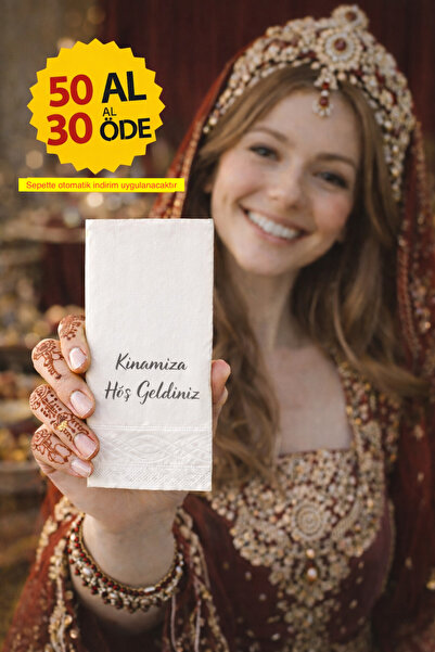 Palo Santo Kınamıza Hoş Geldiniz Baskılı Peçete 1 adet