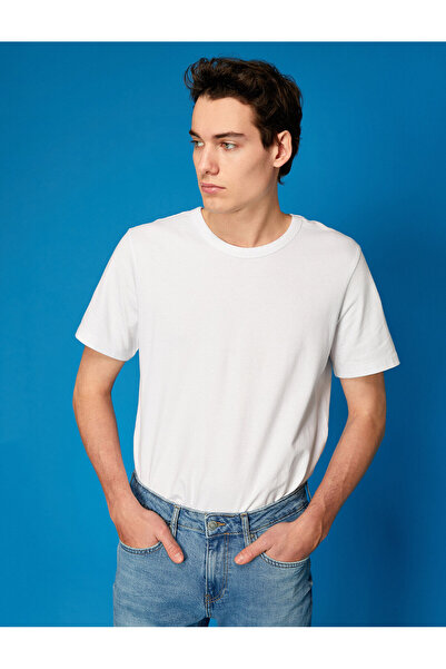 Koton Bavlněné tričko s krátkým rukávem