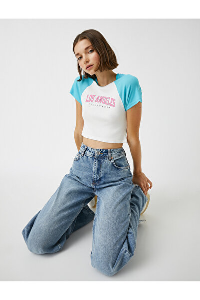 Koton με τύπωμα Μπλουζάκι με μανίκια ρεγγλάν