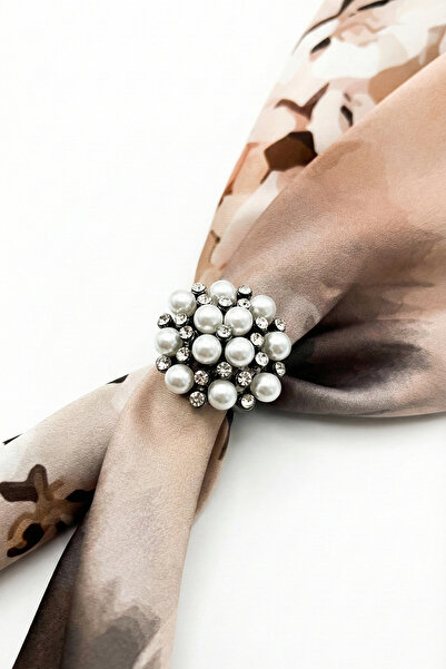 HAWWA خاتم وشاح أنثراسايت |   خاتم الشال |   حلقة الوشاح