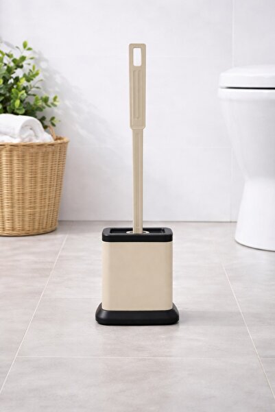 Sas Haus Silicone Toilet Brush Practical Silicone Wc Toilet Bowl Brush Beige ...