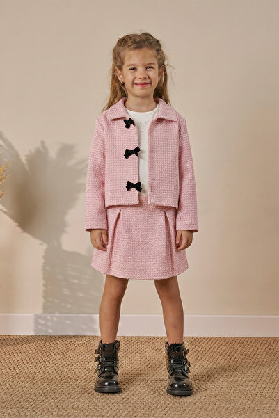 Minipodyum Set de set piese pentru fetiță, cu fustă, pentru sărbători