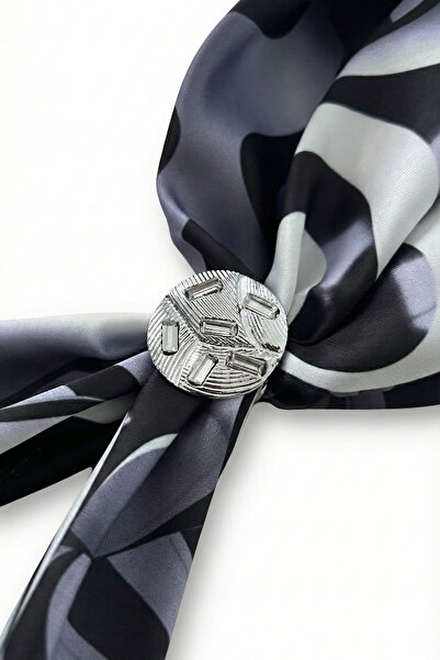 HAWWA خاتم الفضة على شكل وشاح |   خاتم الشال |   حلقة الوشاح