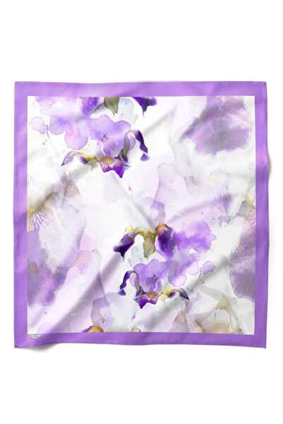 HAWWA وشاح باندانا منقوش باللون الأرجواني