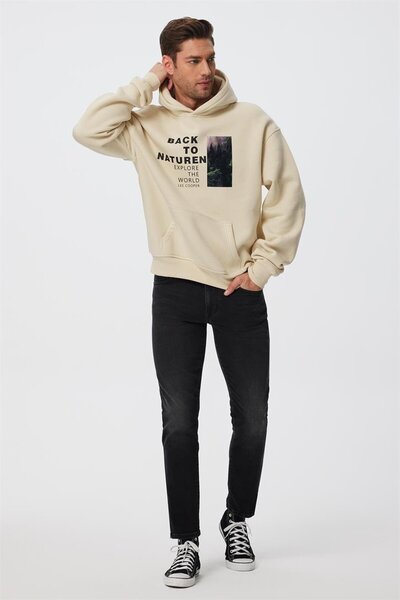 Lee Cooper Jerome Men's Sweatshirt Ecru