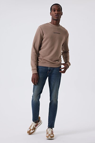 Lee Cooper Dorre Erkek Sweatshırt Bej