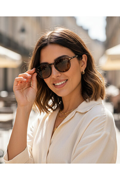 BluePepper Toms V6 |   Sunglasses Soft Color Trend Model Brown Frame Brown Gl...