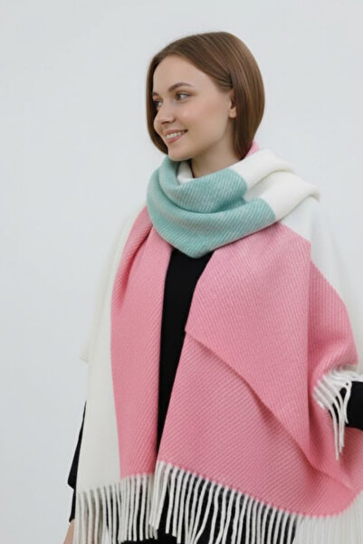 Gubo Women's Shawl Acrylic Colored 40X205