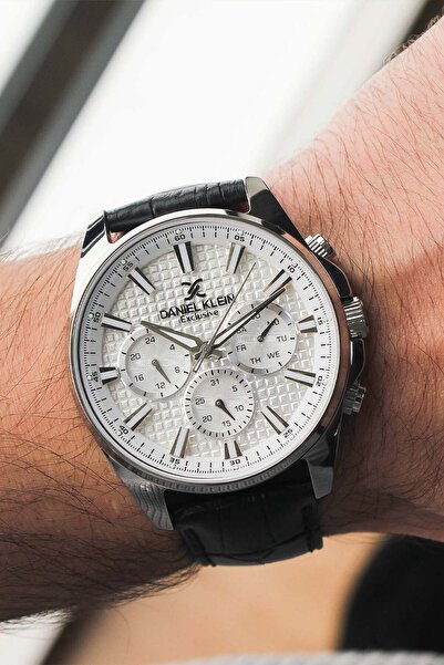 Daniel Klein Dk438659 Leather Band Men's Wristwatch