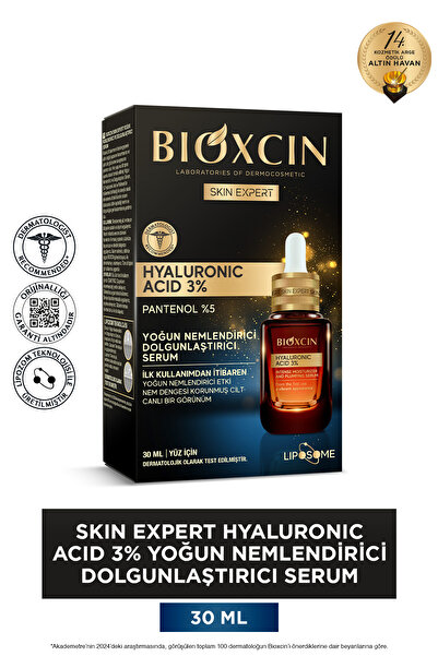Bioxcin Hyaluronic Acid 3% 30 ml Intensive Moisturizing Plumping Serum - Pant...