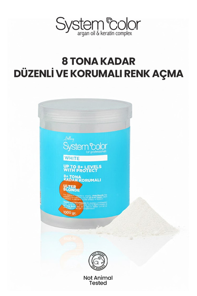 SYSTEM COLOR Oriel Toz Açıcı 1000gr Beyaz