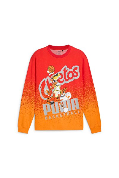 Puma HOOPS x CHEETOS Uzun Kollu T-shirt