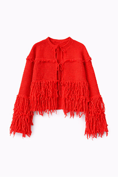 Touché Privé Fringed Knitwear Cardigan