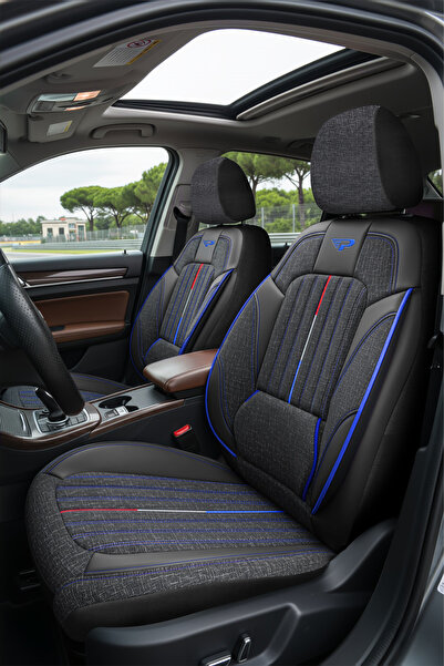 Panda Kılıf غطاء مقعد السيارة من قماش الكتان من سلسلة باندا ميلانو - مجموعة ك...