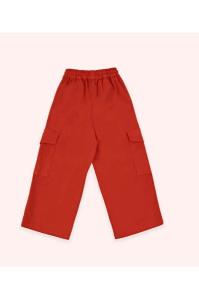 Panço Girls Flower Girl Cargo Pants Gkpn0106