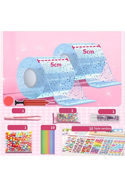 Choice24 1579837 غراء نانو PET، شريط لاصق مزدوج الجوانب، موسيقى، نفخ فقاعات، ...