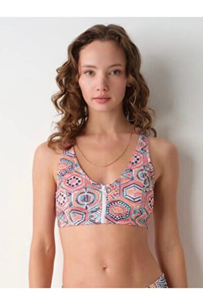 Pierre Cardin Malibu Fermuarli Yüzücü Crop Tek Üst Fisher 239111-D