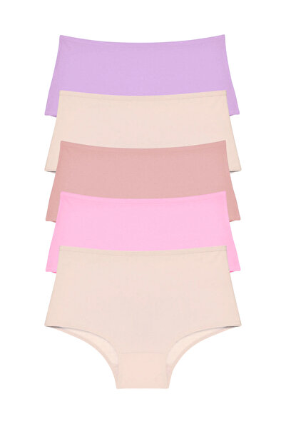 ROSEPERİ Γυναικεία εσώρουχα ψηλόμεση 5τμχ Πακέτο ελαστικό ύφασμα Βαμβακερά εφ...