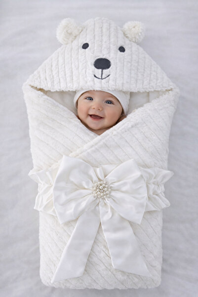 Tomuycuk قماط أطفال شتوي للجنسين، بطانية قماط خارجية للأطفال، بطانية قماط خرو...