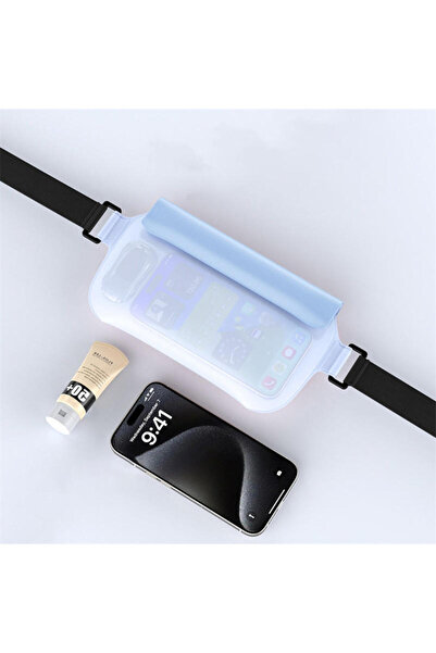 Choice حقيبة جيب زرقاء مقاومة للماء للهاتف المحمول، حقيبة خصر لحفظ الأشياء ال...