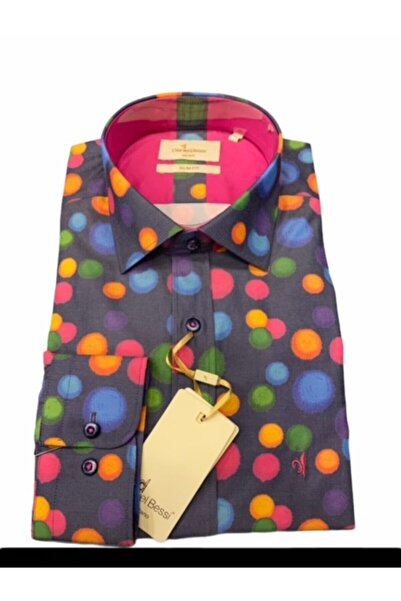 Daniel Bessi Dijital Baskı Gömlek