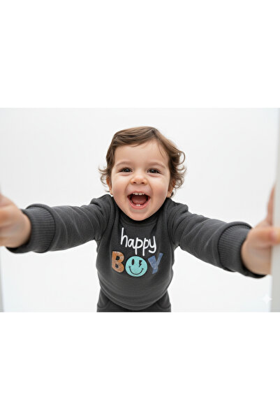 Momivi Kids طقم رياضي للأولاد الصغار من Happy Boy مكون من قطعتين