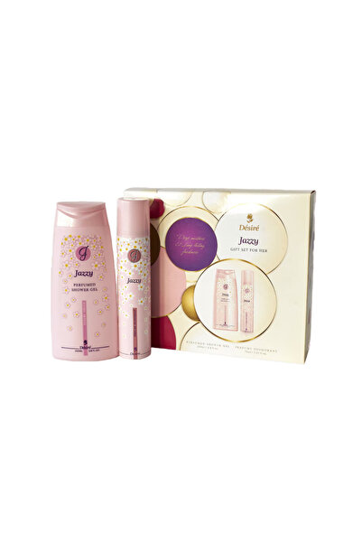 Desire Set women Jazzy, deodorant 75ml si gel de dus 200 ml