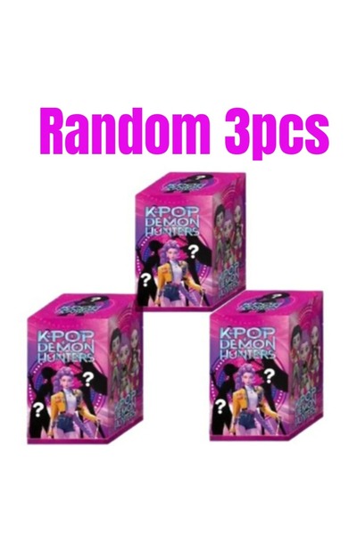 BANDAI مجموعة عشوائية من 3 قطع من شخصيات أنمي كيبوب ديفل هانتر، صندوق مفاجآت،...