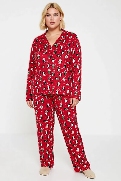 BENERLY Women's Shirt Collar Standard Sleeve Regular Fit Pajama Set Functiona...