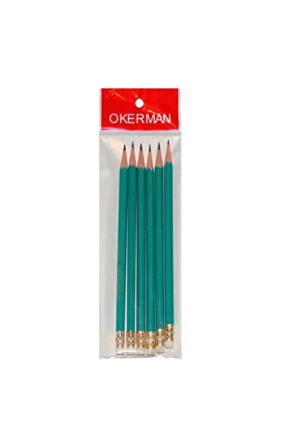 Adison Set 6 creioane HB cu radiera