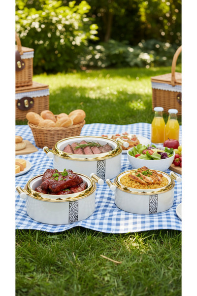 Generic طقم حافظات طعام 2500/2000/1500 مل