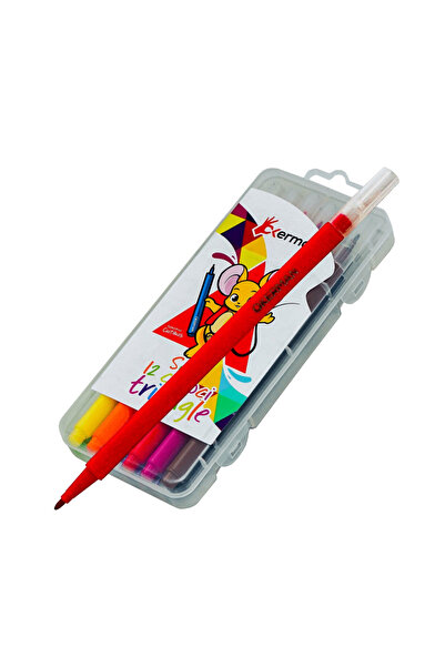 Okerman Carioci cu varf rotund Triangle 12 culori