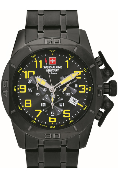 Swiss Alpine Military Ανδρικό ρολόι Swiss Alpine Military 7063.9174, χαλαζία,...