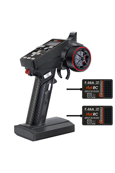 Choice CT-6A with 2RX HOTRC CT-6A 2.4GHz 6CH Remote Control Radio System Tran...